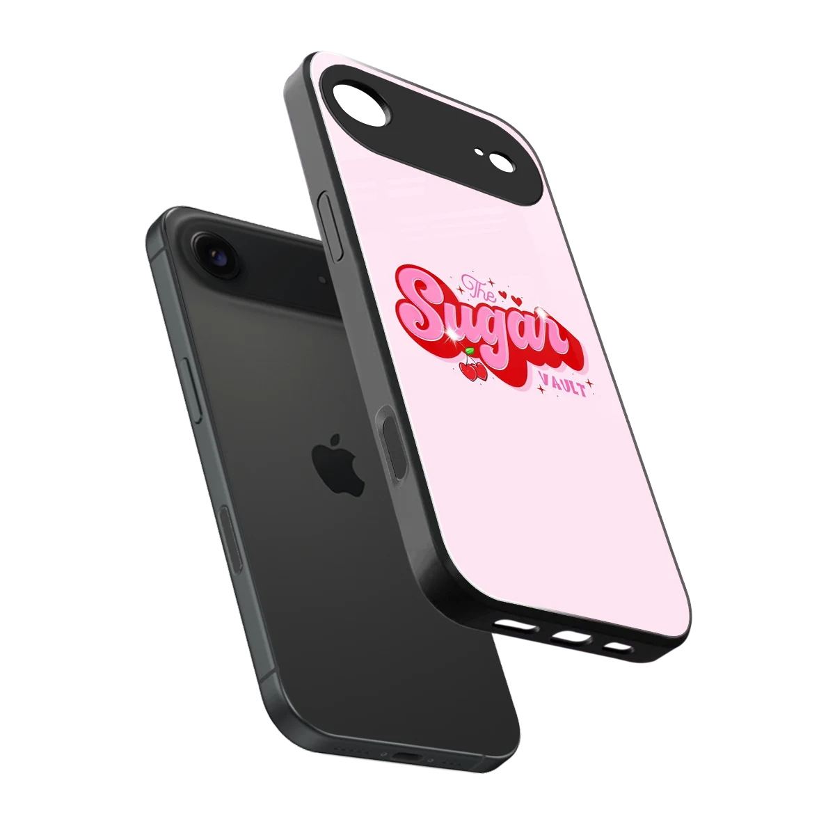 Sugar Vault sleek iphone air cover with tempered glass back and TPU edges