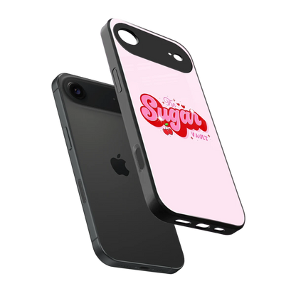 Sugar Vault sleek iphone air cover with tempered glass back and TPU edges