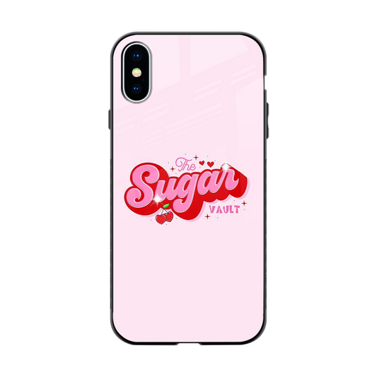 Sugar Vault back phone cover | glass case for iphone x