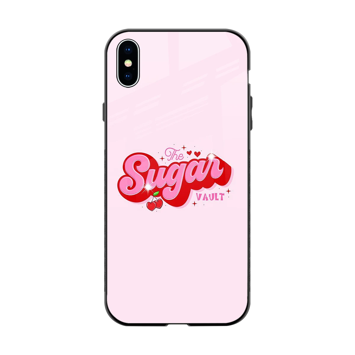 Sugar Vault back phone cover | glass case for iphone xs max