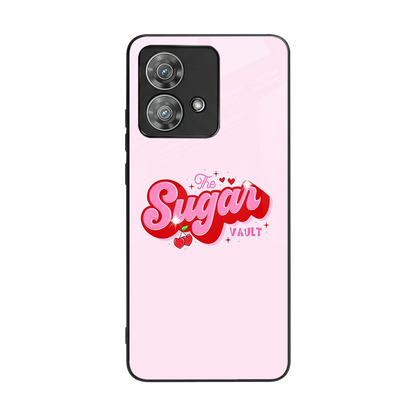 Sugar Vault back phone cover | glass case for motorola edge 40 neo 5g