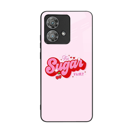 Sugar Vault back phone cover | glass case for motorola edge 40 neo 5g