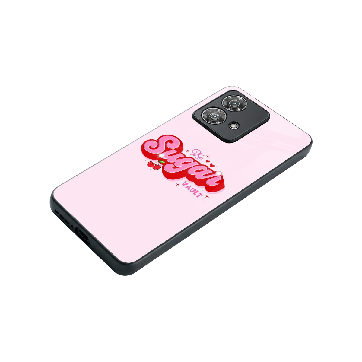 Sugar Vault stylish phone case for motorola edge 40 neo 5g | glossy glass and slim fit