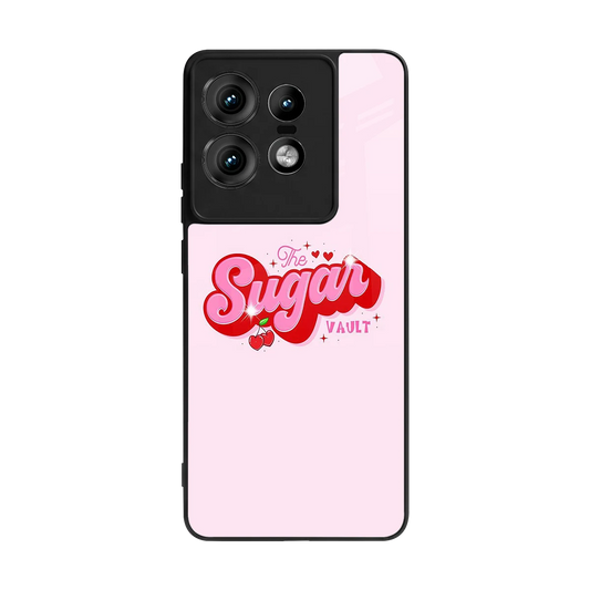 Sugar Vault back phone cover | glass case for motorola edge 50 pro
