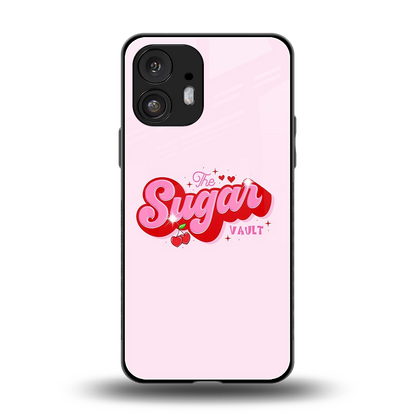 Sugar Vault back phone cover | glass case for nothing phone 2