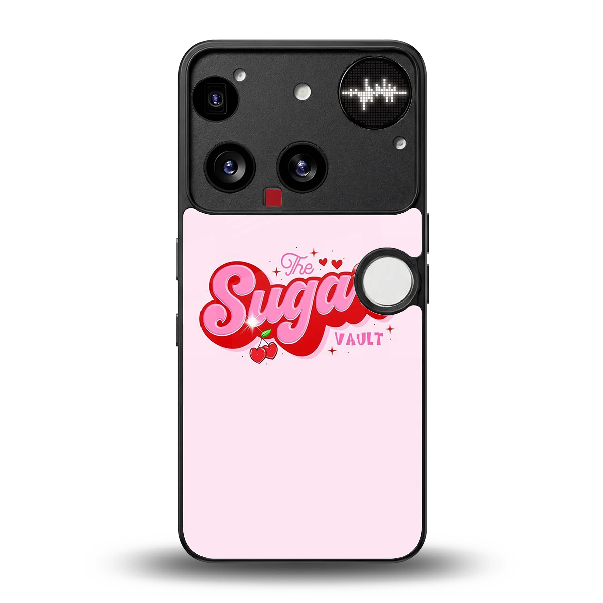 Sugar Vault back phone cover | glass case for nothing phone 3