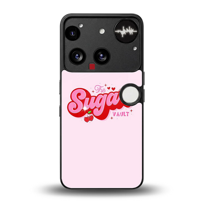 Sugar Vault back phone cover | glass case for nothing phone 3