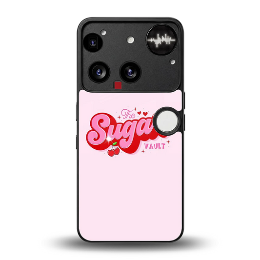 Sugar Vault back phone cover | glass case for nothing phone 3