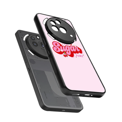 Sugar Vault sleek nothing phone 3a pro cover with tempered glass back and TPU edges