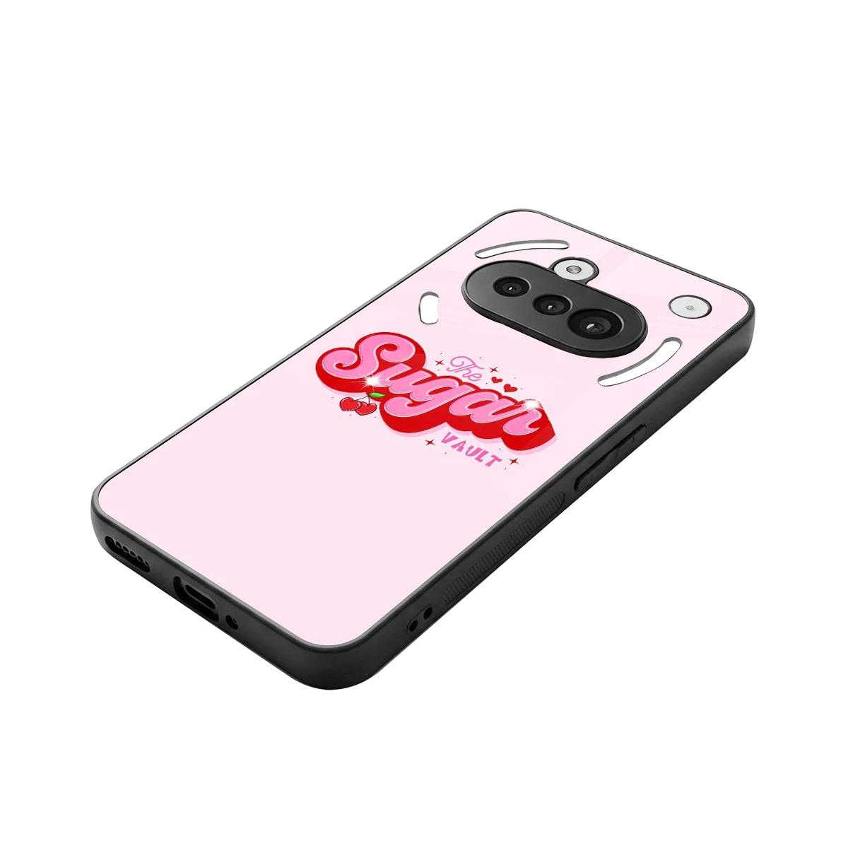 Sugar Vault stylish phone case for nothing phone 3a | glossy glass and slim fit