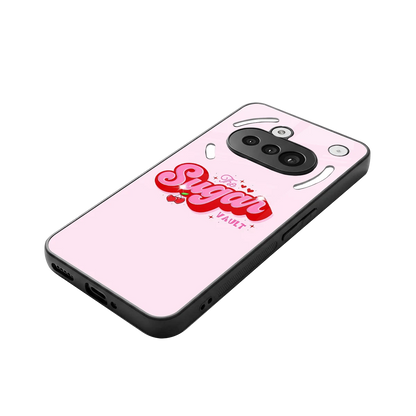 Sugar Vault stylish phone case for nothing phone 3a | glossy glass and slim fit