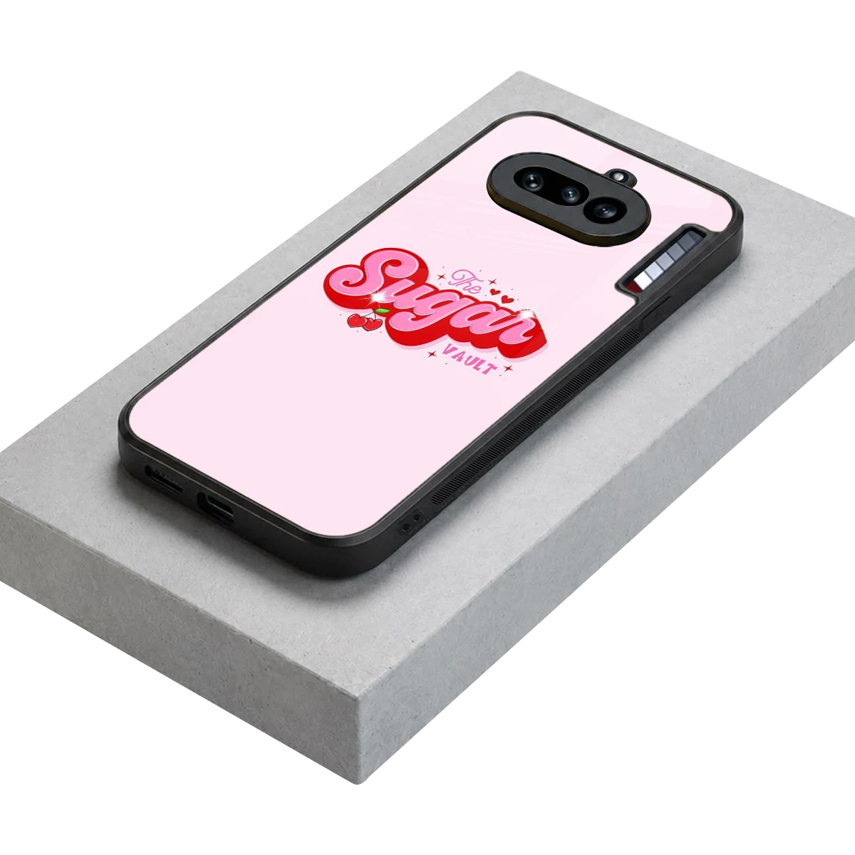 Sugar Vault stylish phone case for nothing phone 4a | glossy glass and slim fit
