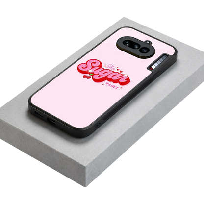 Sugar Vault stylish phone case for nothing phone 4a | glossy glass and slim fit
