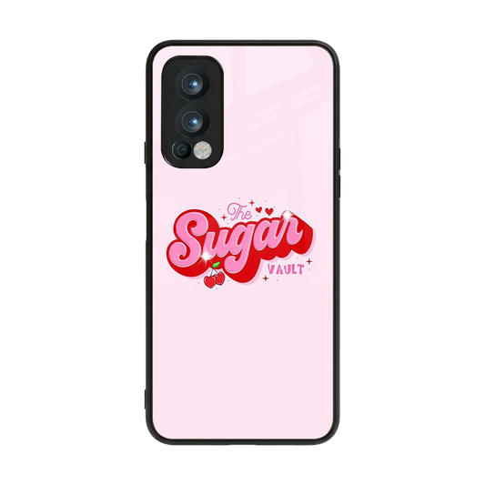 Sugar Vault back phone cover | glass case for oneplus nord 2