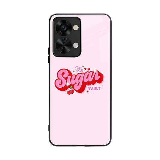 Sugar Vault back phone cover | glass case for oneplus nord 2t