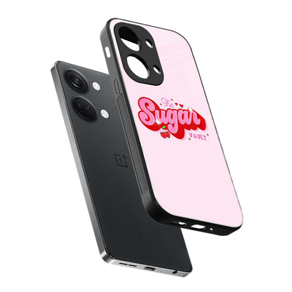 Sugar Vault sleek oneplus nord 3 cover with tempered glass back and TPU edges