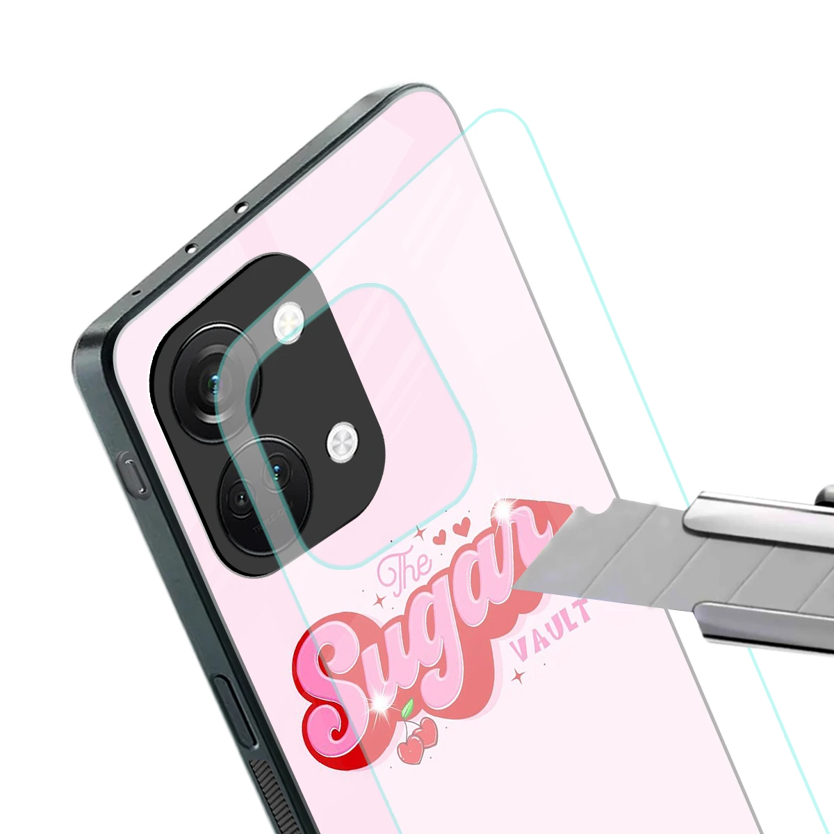 Sugar Vault stylish phone case for oneplus nord 3 | glossy glass and slim fit