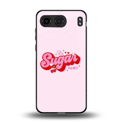 Sugar Vault back phone cover | glass case for oneplus nord 4