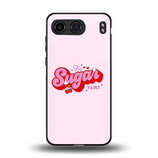 Sugar Vault back phone cover | glass case for oneplus nord 4