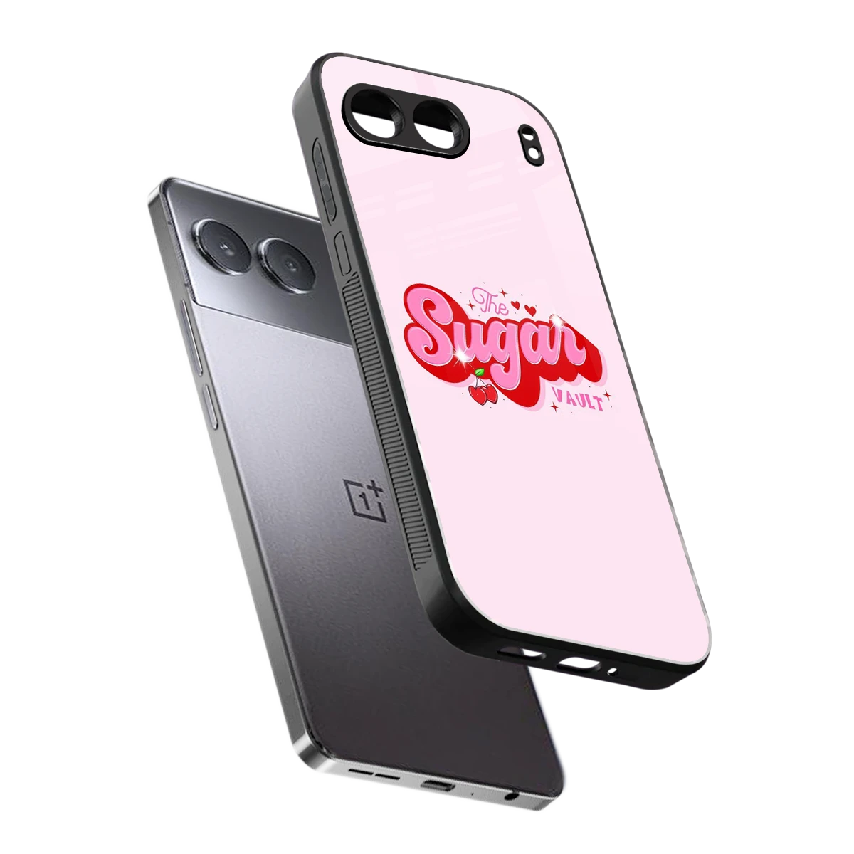 Sugar Vault sleek oneplus nord 4 cover with tempered glass back and TPU edges