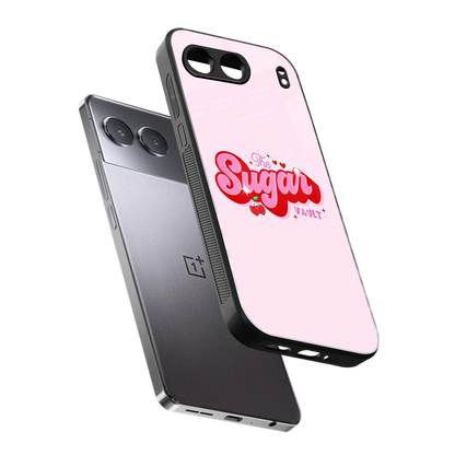 Sugar Vault sleek oneplus nord 4 cover with tempered glass back and TPU edges