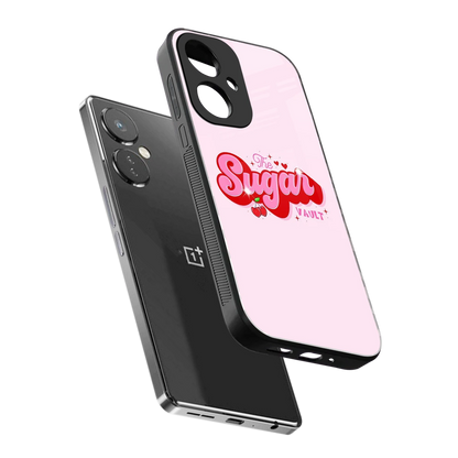 Sugar Vault sleek oneplus nord ce 3 cover with tempered glass back and TPU edges