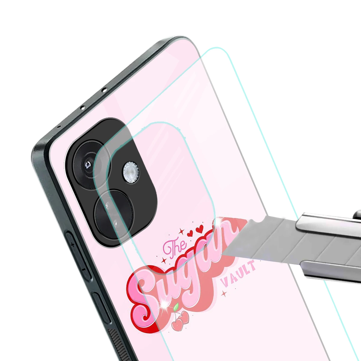 Sugar Vault stylish phone case for oneplus nord ce 3 | glossy glass and slim fit
