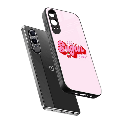 Sugar Vault sleek oneplus nord ce 4 lite cover with tempered glass back and TPU edges