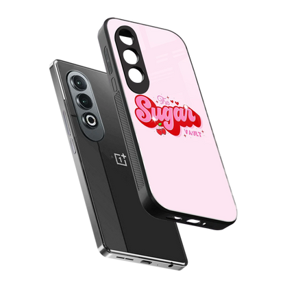 Sugar Vault sleek oneplus nord ce 4 cover with tempered glass back and TPU edges