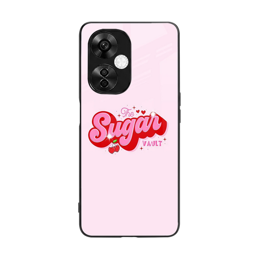 Sugar Vault back phone cover | glass case for oneplus nord ce 3 lite