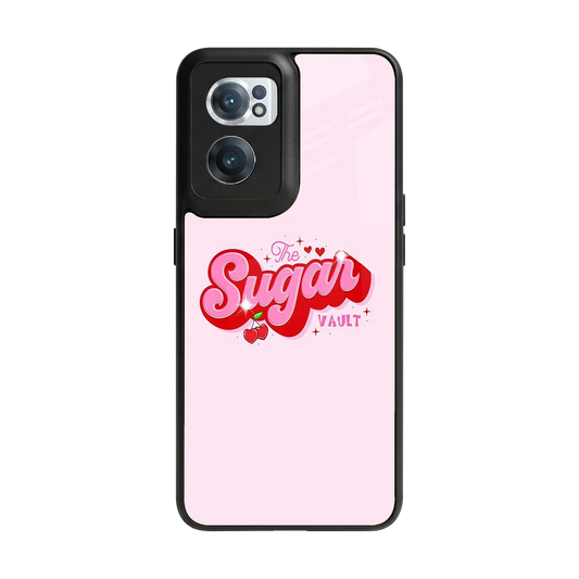 Sugar Vault back phone cover | glass case for oneplus nord ce 2