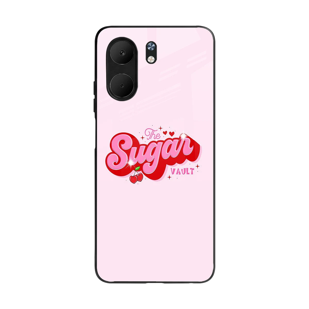 Sugar Vault back phone cover | glass case for oppo a5x 5g