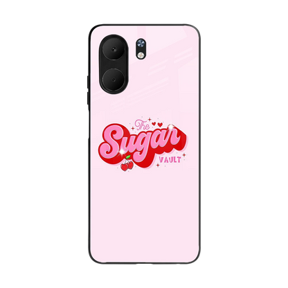 Sugar Vault back phone cover | glass case for oppo a5x 5g