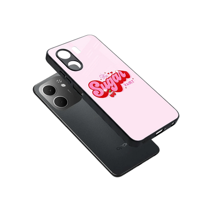 Sugar Vault sleek oppo a5x 5g cover with tempered glass back and TPU edges
