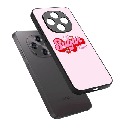 Sugar Vault sleek oppo f31 pro 5g cover with tempered glass back and TPU edges
