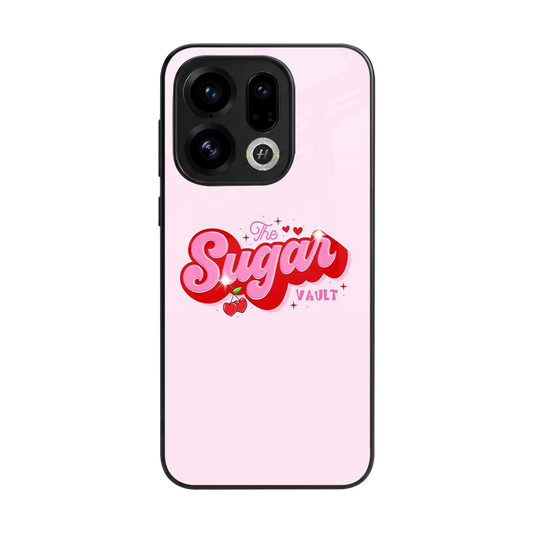Sugar Vault back phone cover | glass case for oppo find x9
