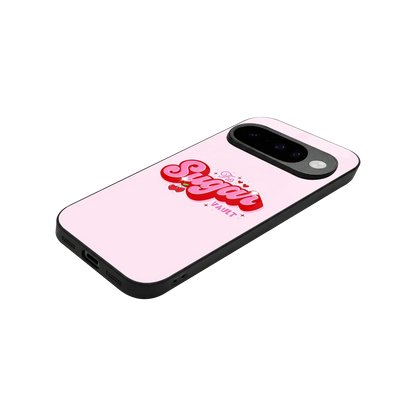 Sugar Vault stylish phone case for google pixel 10 | glossy glass and slim fit