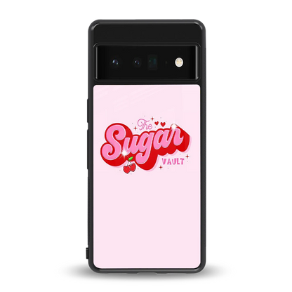 Sugar Vault back phone cover | glass case for google pixel 6 pro