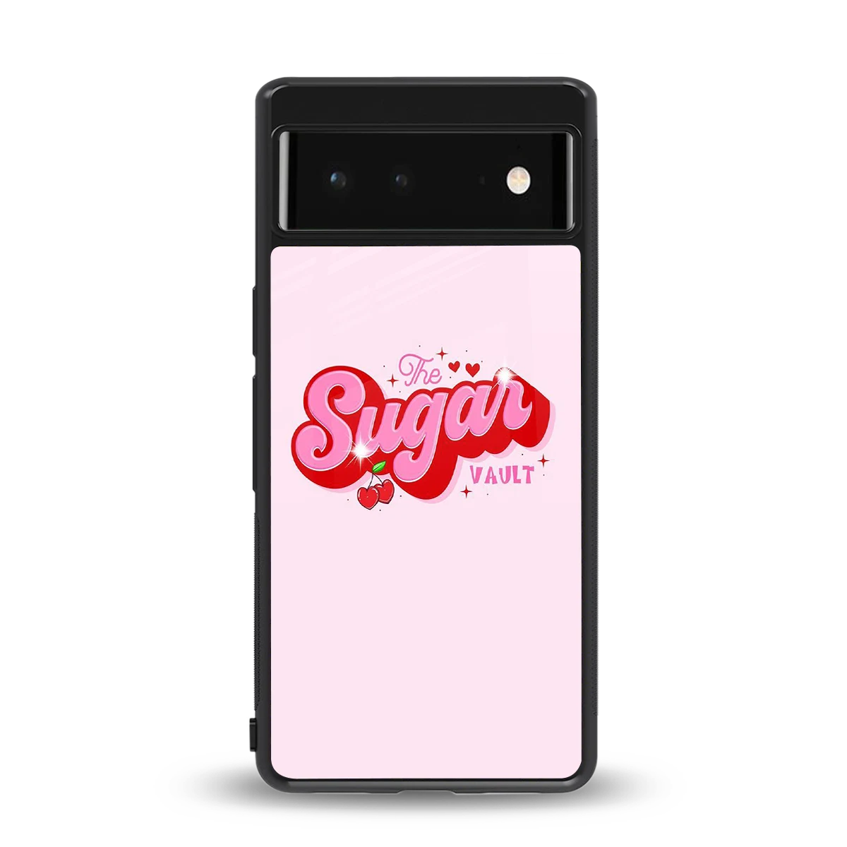 Sugar Vault back phone cover | glass case for google pixel 6a