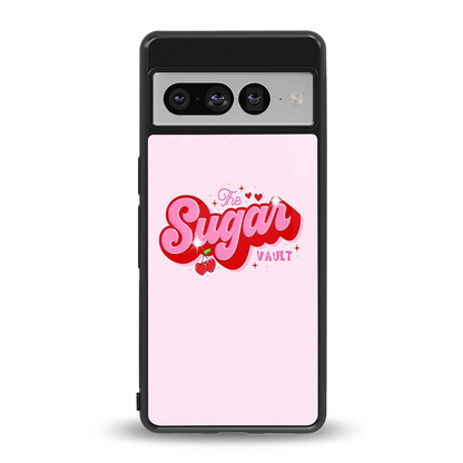 Sugar Vault back phone cover | glass case for google pixel 7 pro