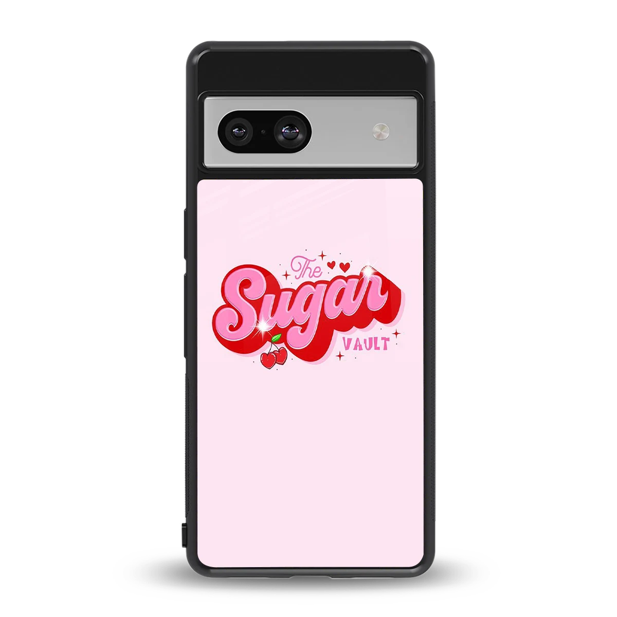 Sugar Vault back phone cover | glass case for google pixel 7a