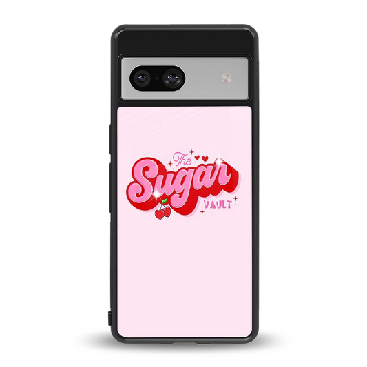 Sugar Vault back phone cover | glass case for google pixel 7a