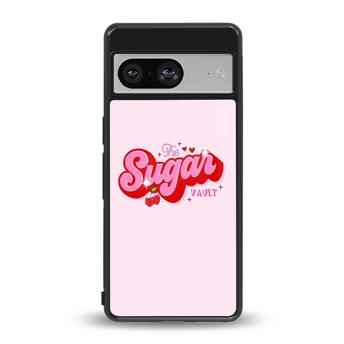 Sugar Vault back phone cover | glass case for google pixel 8