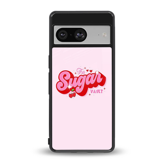 Sugar Vault back phone cover | glass case for google pixel 8