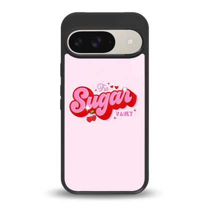 Sugar Vault back phone cover | glass case for google pixel 9
