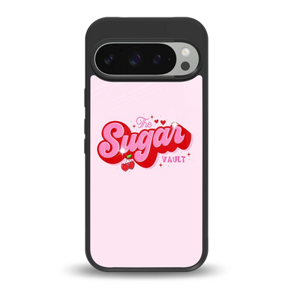Sugar Vault back phone cover | glass case for google pixel 9 pro