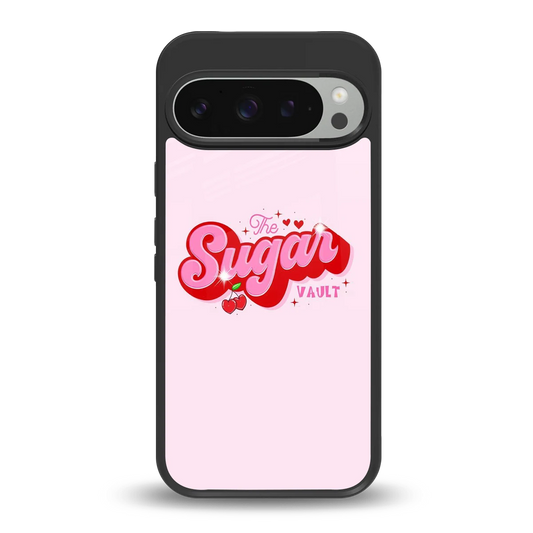 Sugar Vault back phone cover | glass case for google pixel 9 pro