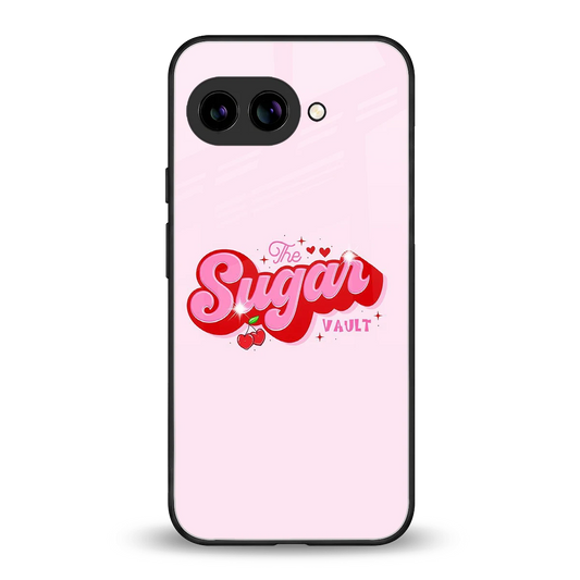 Sugar Vault back phone cover | glass case for google pixel 9a
