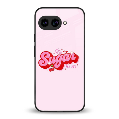 Sugar Vault back phone cover | glass case for google pixel 10a