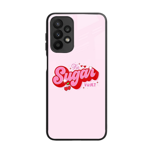 Sugar Vault back phone cover | glass case for samsung galaxy a23